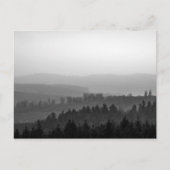 Misty Mountains Landschap Foto Briefkaart (Voorkant)