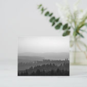 Misty Mountains Landschap Foto Briefkaart (Staand voorkant)
