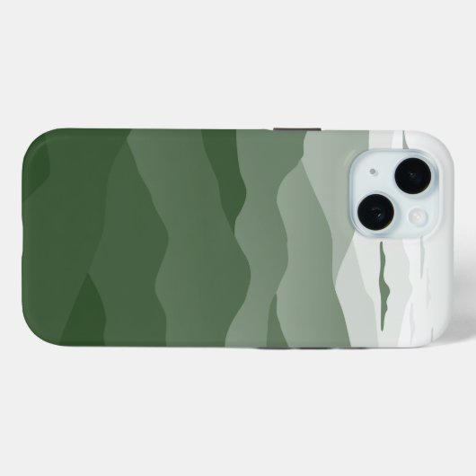 Misty Mountains Misty Morning Magisch Groen Case-Mate iPhone Case (Achterkant (horizontaal))