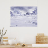 Misty Mountains Poster (Keuken)