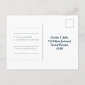 Misty Mountains RSVP Briefkaart (Achterkant)