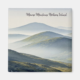 Misty Mourne Mountains Noord-Ierland Reizen Magneet