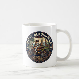 MISTY NEKONOMICA Bali Biker Cat Steampunk Mug Koffiemok