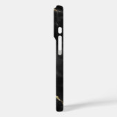 Misty Night Gold Glitter Marmer  Case-Mate iPhone Case (Achterkant / Links)