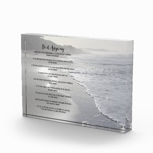 Misty Ocean Beach doet het in ieder geval Fotoblokken (Rechts)