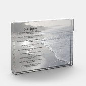 Misty Ocean Beach doet het in ieder geval Fotoblokken (Links)