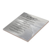 Misty Ocean Beach doet het in ieder geval Tegeltje (Zijkant)