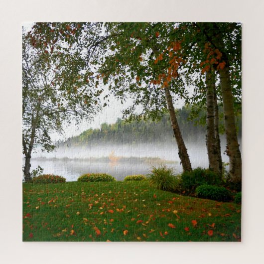 Misty Ocean Lake Legpuzzel (Verticaal)