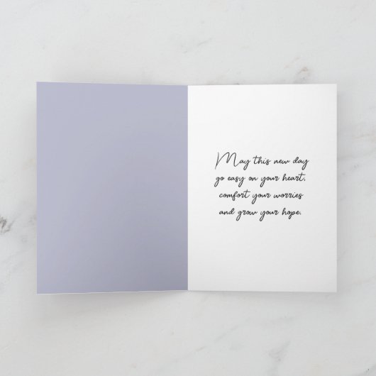 Misty Ocean Morning Kaart (Binnen)