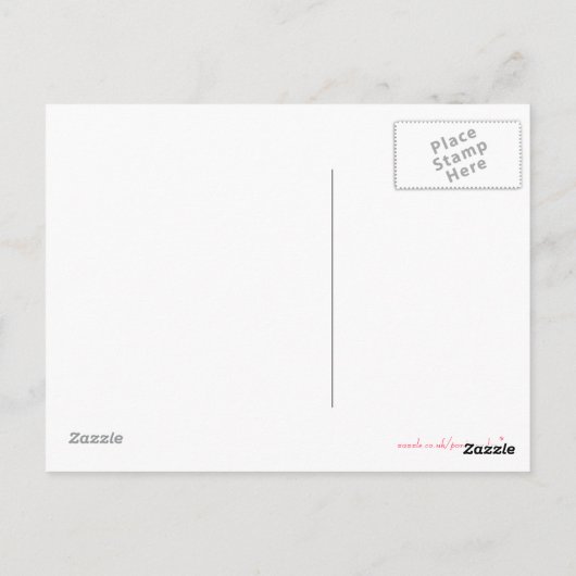 Misty ochtend briefkaart (Achterkant)