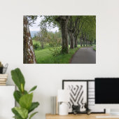Misty ochtend in Provence print (Thuiskantoor)