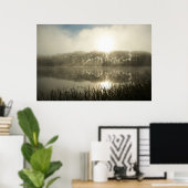 Misty ochtend poster (Thuiskantoor)