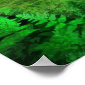 Misty pad door de Bossen Poster (Hoek)