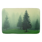 Misty Pine Forest Badmat (Voorkant)