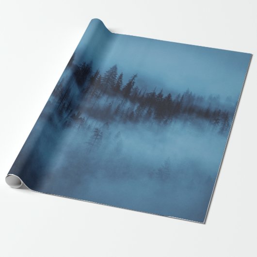 MISTY PINE FOREST CADEAUPAPIER (Uitgerold)