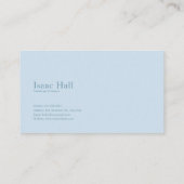 Misty Pine Forest White Wildflower Clean Frame Visitekaartje (Achterkant)