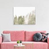 Misty Pines Canvas Afdruk (Insitu (Woonkamer))
