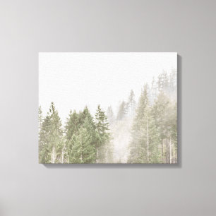 Misty Pines Canvas Afdruk