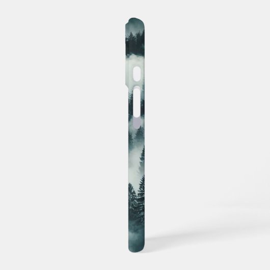 Misty Pines iPhone 16 Hoesje (Linkerkant)