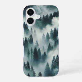 Misty Pines iPhone 16 Hoesje