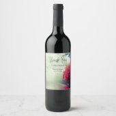 Misty Railroad Tracks Foto - Event Dank u Wijn Etiket (Voorkant)