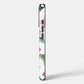 Misty Red Floral Pattern Case-Mate iPhone Case (Achterkant / Links)