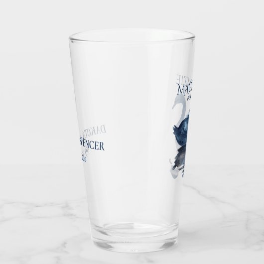 Misty Reflection | Blue Swan Best Man Keepomwille Glas (Rechts)