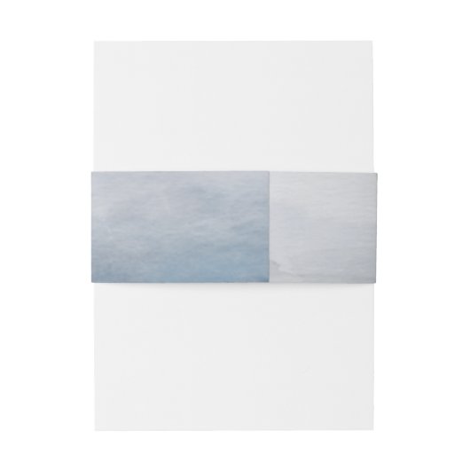 Misty Reflections | Moody Dusty Blue Swan op Lake Uitnodigingen Wikkel (Achterkant Voorbeeld)