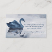 Misty Reflections | Website van het meer Dusty Blu Informatiekaartje (Voorkant)