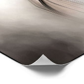 Misty Retro Portrait of Elegance Poster (Hoek)