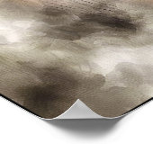 Misty Retro Portrait of Elegance Poster (Hoek)