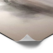 Misty Retro Portrait of Elegance Poster (Hoek)