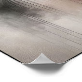 Misty Retro Portrait of Elegance Poster (Hoek)