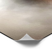 Misty Retro Portrait of Elegance Poster (Hoek)