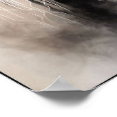 Misty Retro Portrait of Elegance Poster (Hoek)