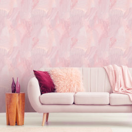 Misty Roos Abstracte penseelstreken Behang