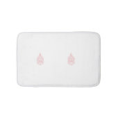 Misty Roos, Flush Mahogany, decoratief ontwerp Badmat (Voorkant)