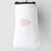 Misty Roos, Flush Mahogany, decoratief ontwerp Golfheadcover (Draai 90)