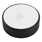 Misty Roos, Flush Mahogany, decoratief ontwerp Hockey Puck (3/4)