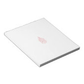 Misty Roos, Flush Mahogany, decoratief ontwerp Notitieblok (Schuin)