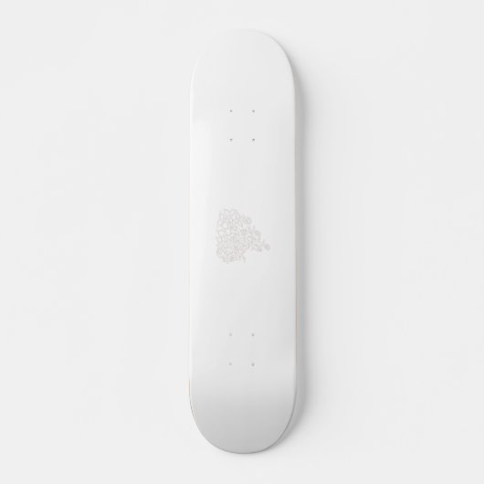 Misty Roos, Flush Mahogany, decoratief ontwerp Persoonlijk Skateboard (Voorkant)
