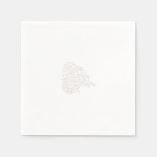 Misty Roos, Flush Mahogany, decoratief ontwerp Servet