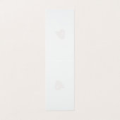 Misty Roos, Flush Mahogany, decoratief ontwerp Visitekaartje (Buitenkant ongevouwen)