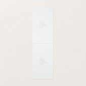 Misty Roos, Flush Mahogany, decoratief ontwerp Visitekaartje (Binnenkant ongevouwen)