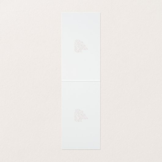 Misty Roos, Flush Mahogany, decoratief ontwerp Visitekaartje (Binnenkant ongevouwen)