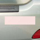 Misty roos hex code FFE4E1 Bumpersticker (Op auto)