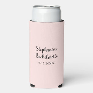 Misty Roos Pink Wedding Bachelorette Party Gift Seltzer Blikjeskoeler