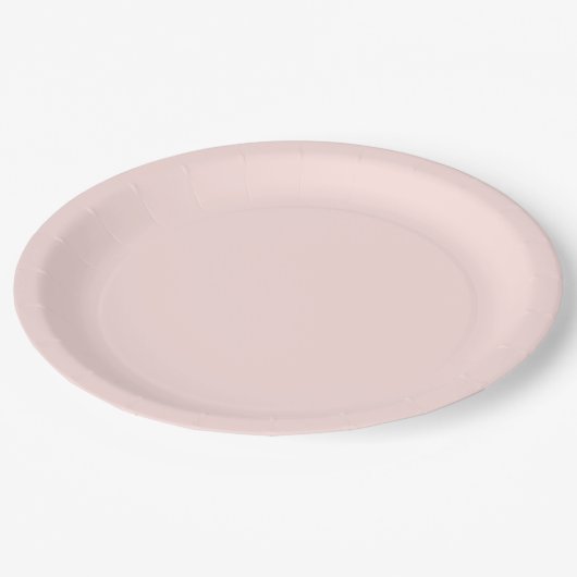 Misty rose hex code FFE4E1 Party Plate Papieren Bordje (Gekanteld)
