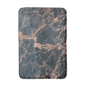 Misty Rustic Blue en Roos Gold Pink Glam Marble Badmat (Voorkant Verticaal)
