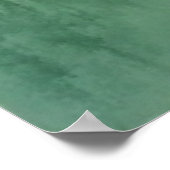 Misty Sage Abstract - Biologisch Modern Poster (Hoek)